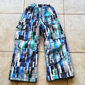 Slalom ski snow pants. Adjustable waist. Size 14-16